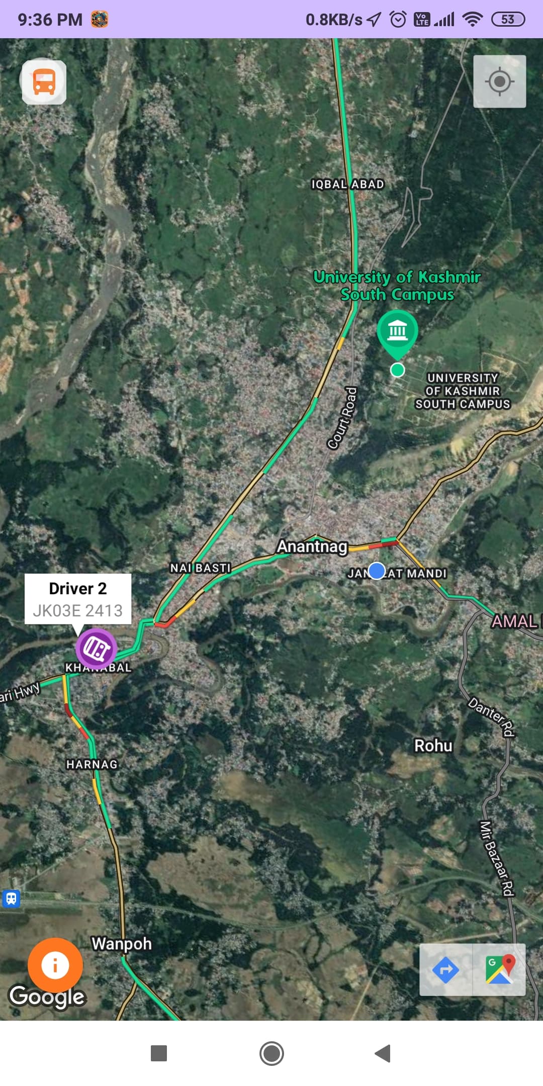 Map UI Interaction View Background